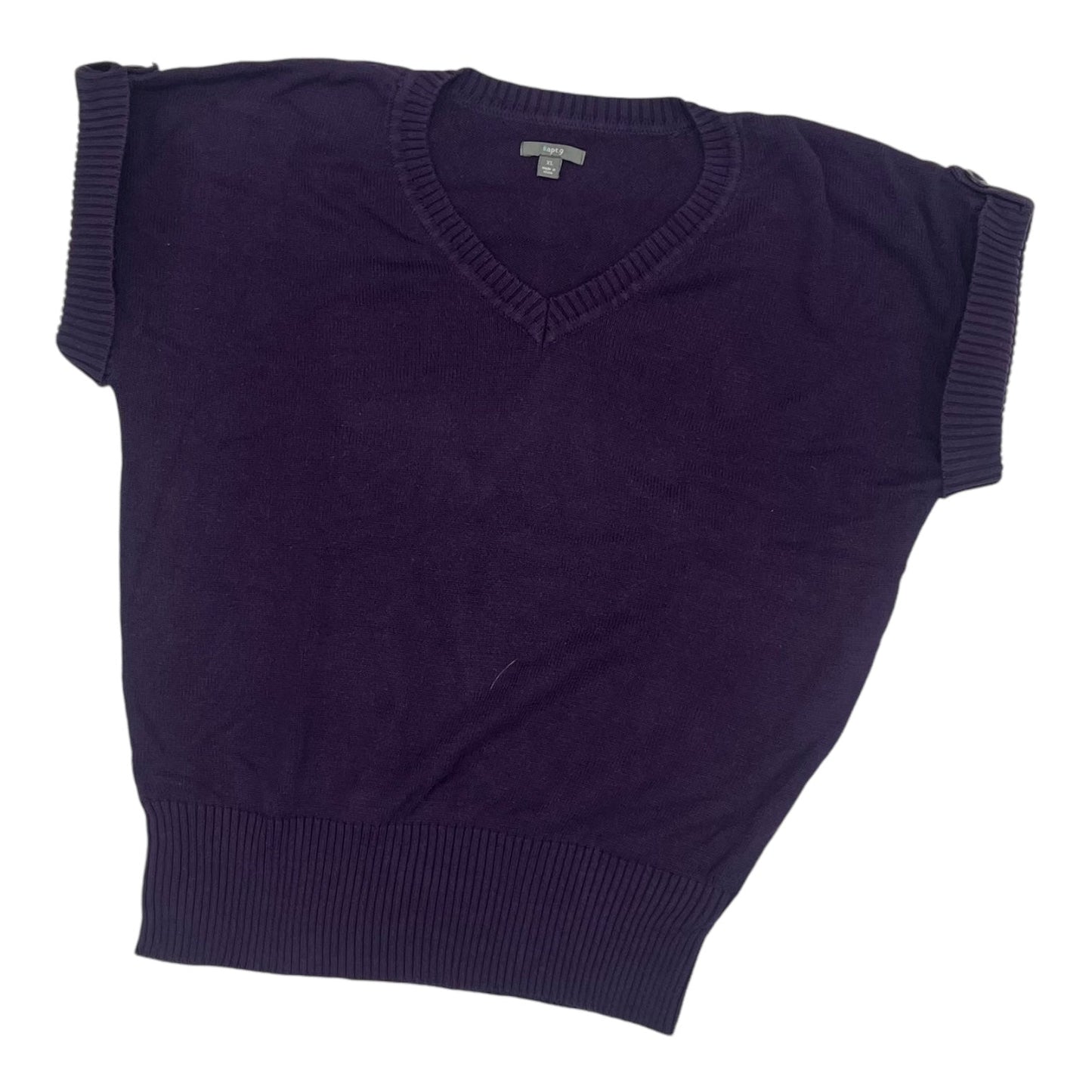 Sweater Ss By Apt 9 In Purple, Size:Xl