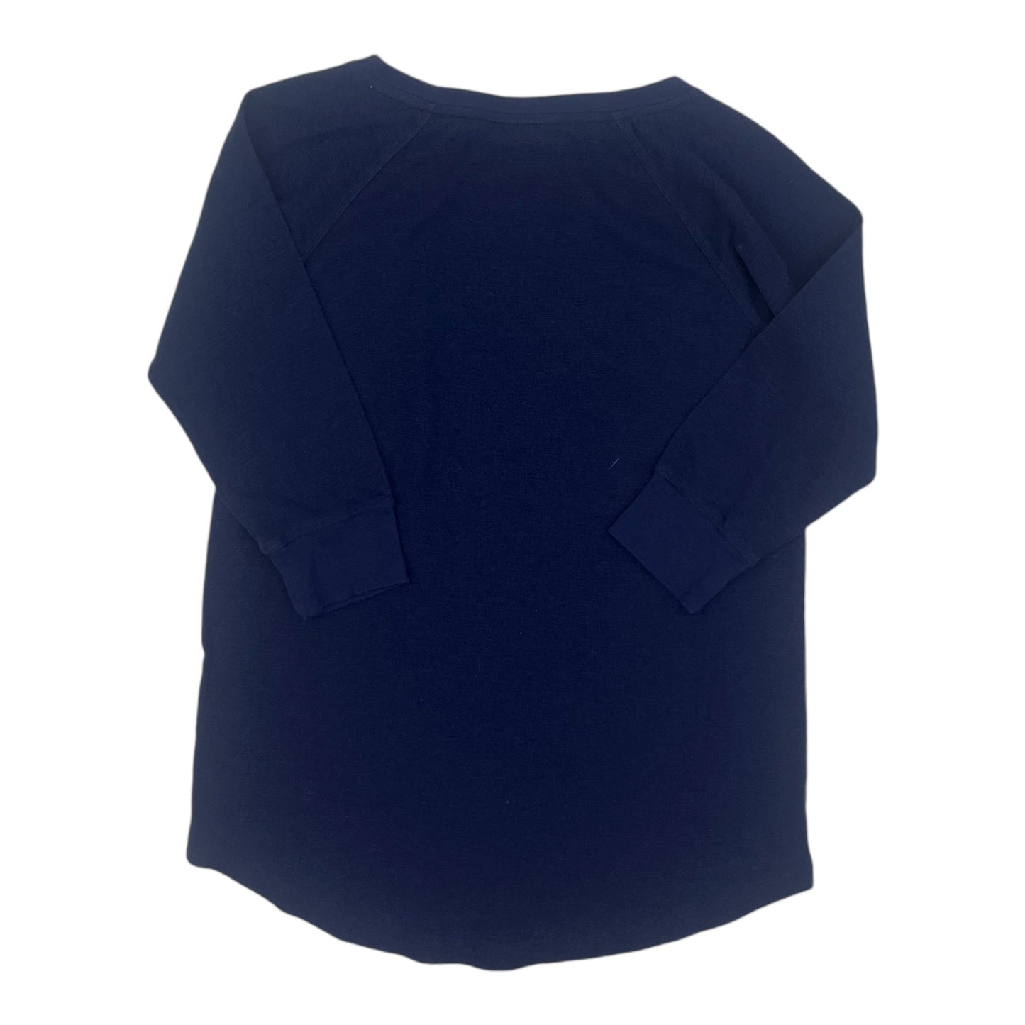 Top 3/4 Sleeve By Calvin Klein Performance In Navy, Size:L