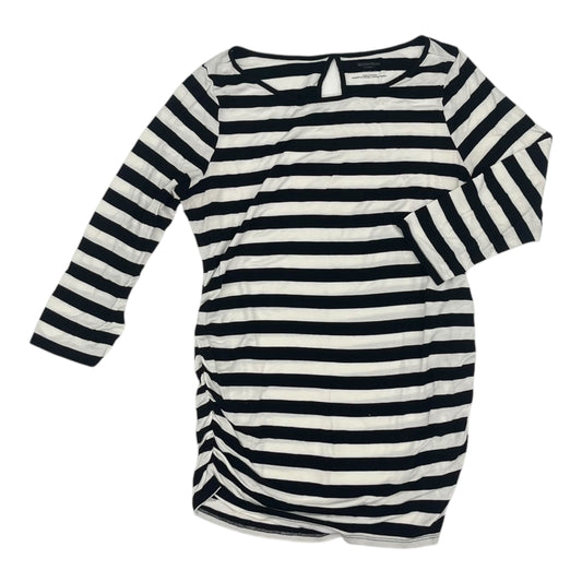Mat Top Ls By Motherhood In Black & White, Size:M