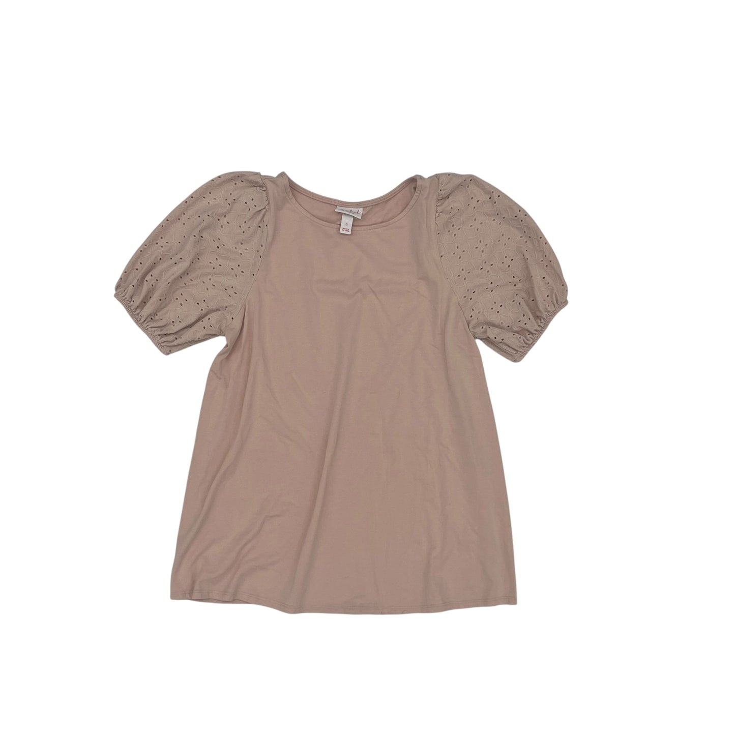 Mat Top Ss By Isabel Maternity In Peach, Size:S