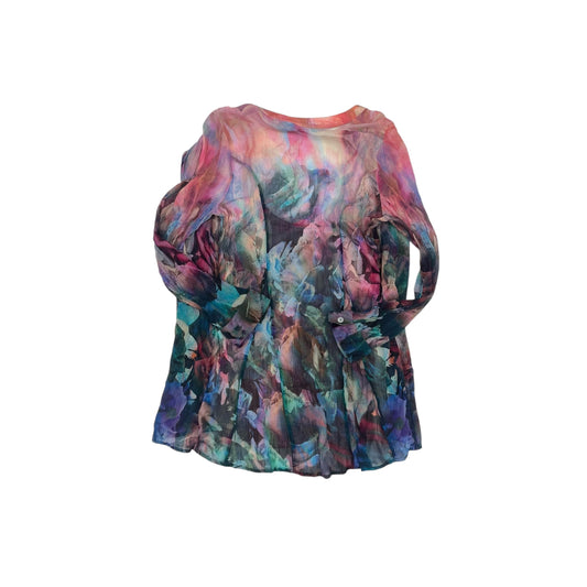 BLOUSE LS by SOFT SURROUNDINGS In PINK, Size: S