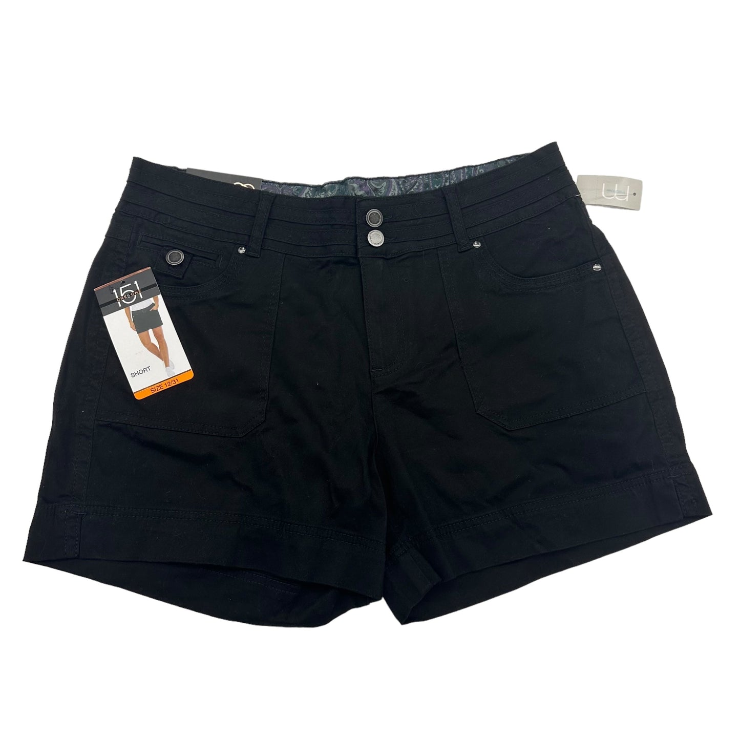 BLACK ONE 5 ONE SHORTS, Size 12