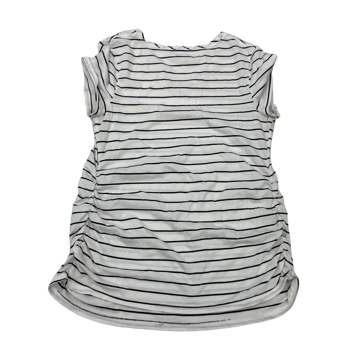 BLACK & WHITE MAT TOP SS by ISABEL MATERNITY Size:L