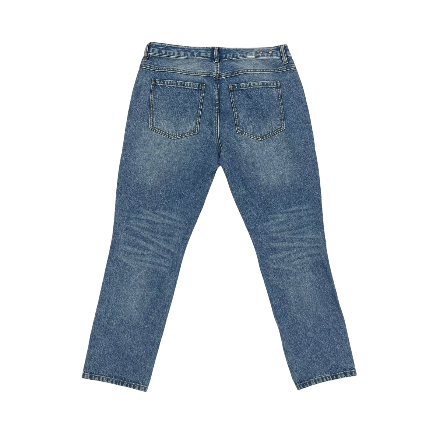 Jeans Straight By Cabi In Blue Denim, Size:6