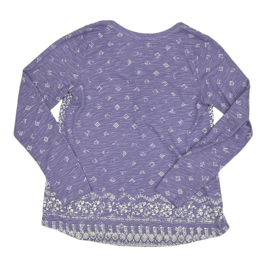 Top Ls By Sonoma In Purple, Size:M