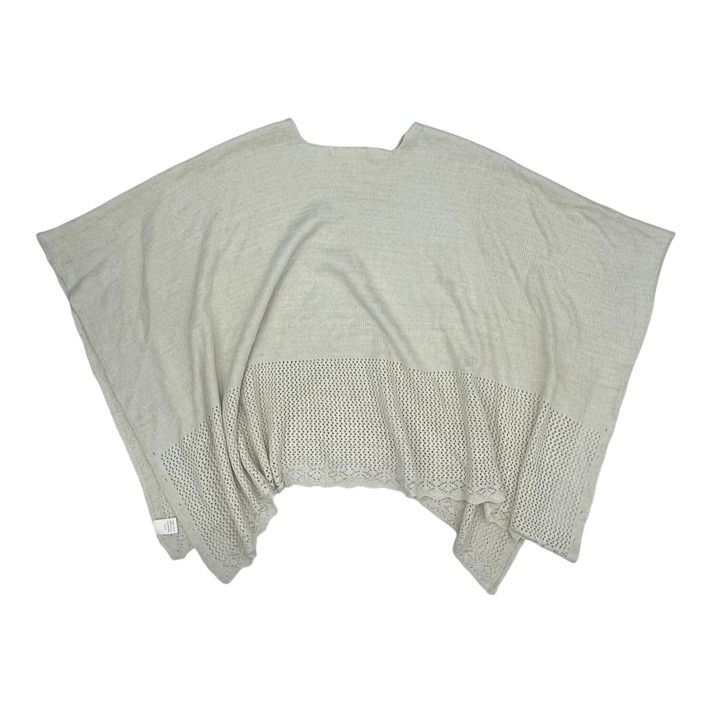 Poncho By Francesca’S In Cream, Size:Osfm