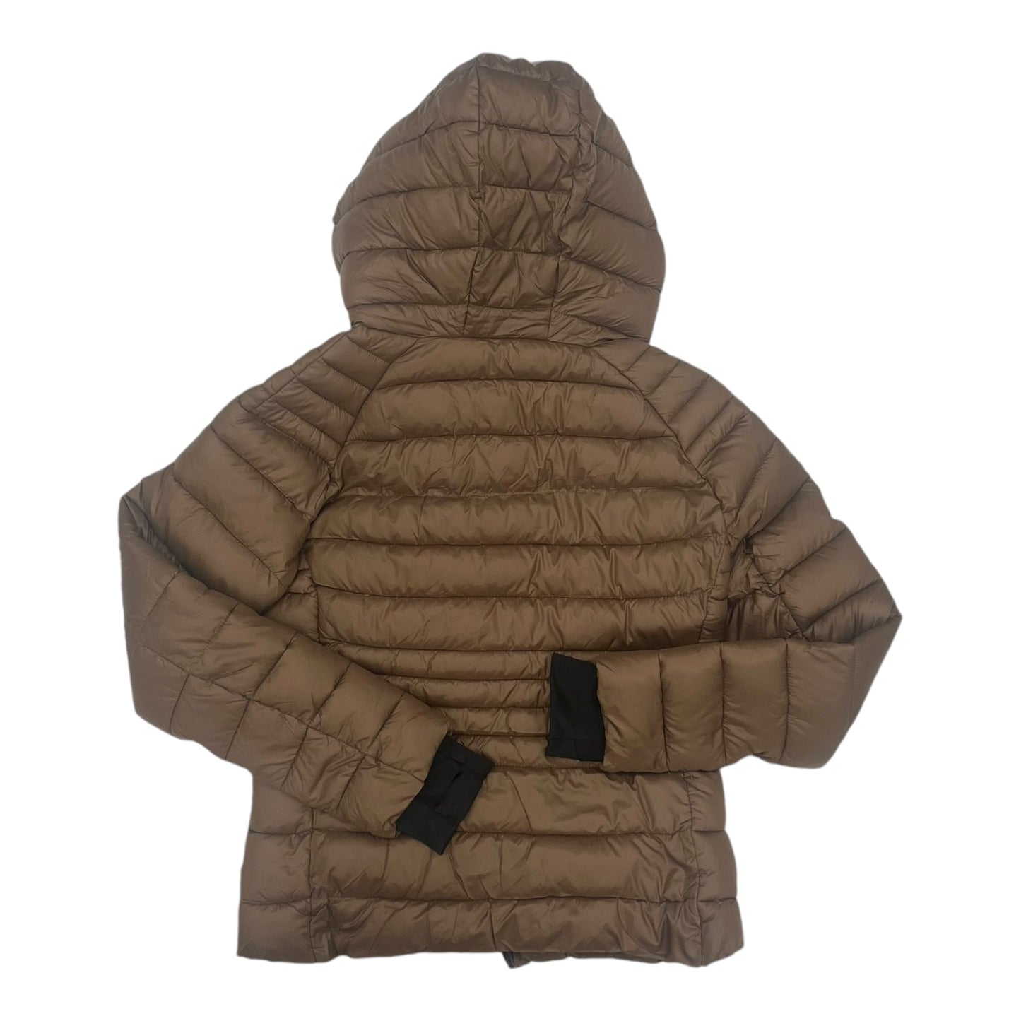 Jacket Puffer & Quilted By Love Tree In Brown, Size:S