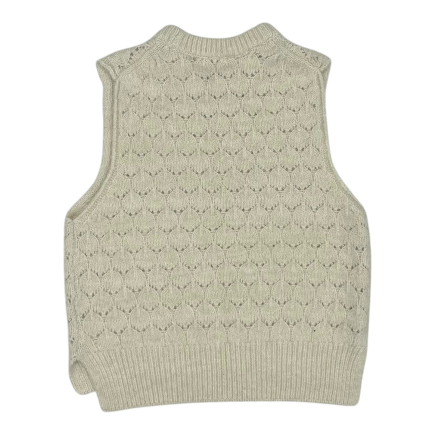 Vest Sweater By Universal Thread In Cream, Size:M