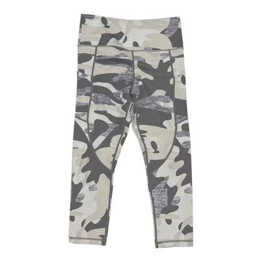 Athletic Leggings Capris By Zyia In Grey, Size:M