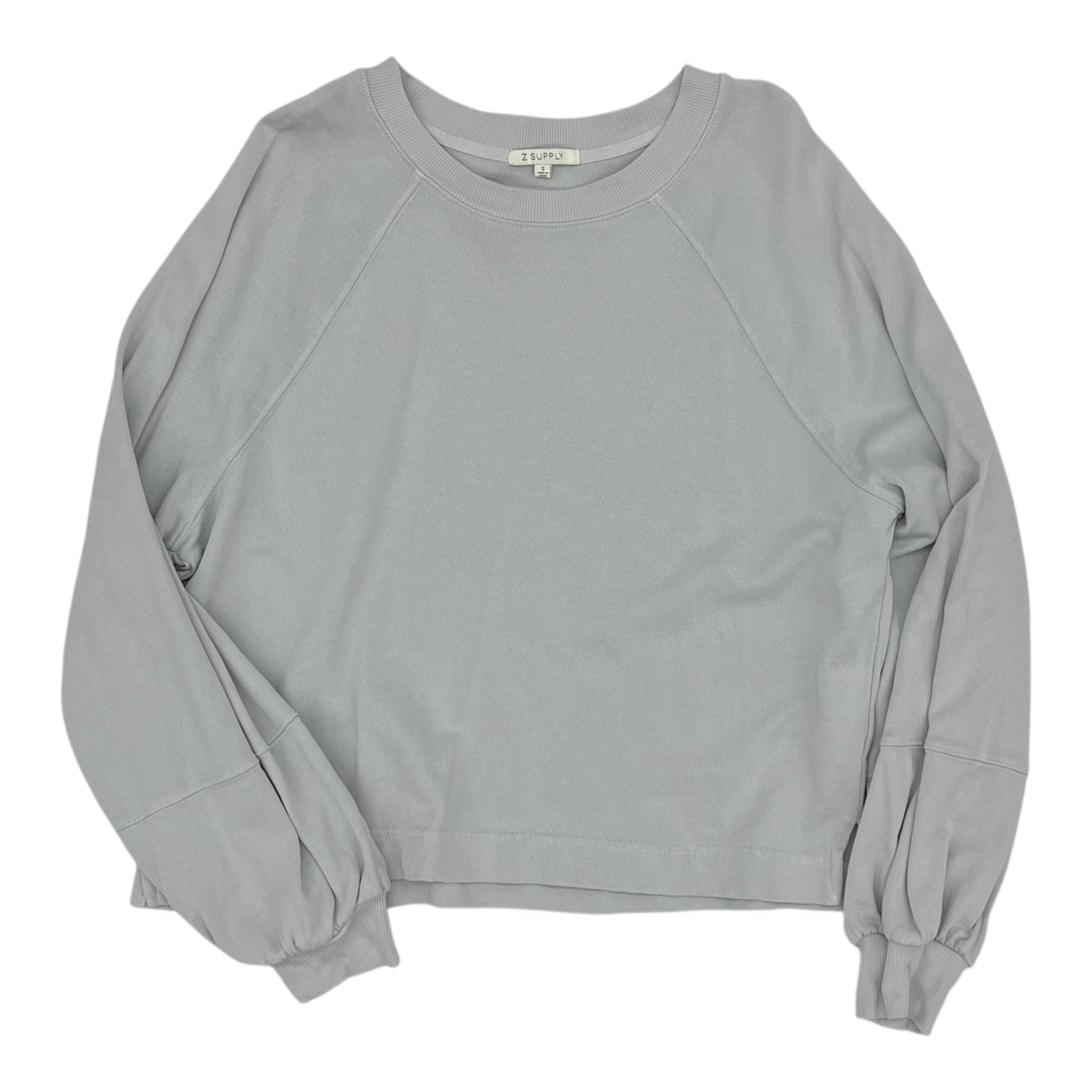 Sweatshirt Crewneck By Z Supply In Grey, Size:S