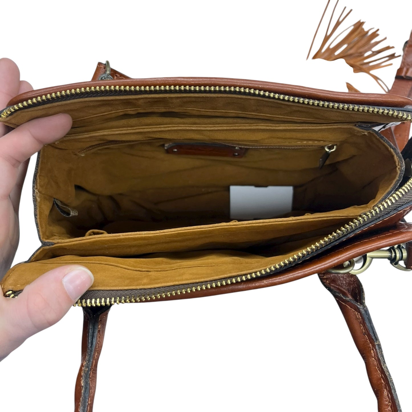 Handbag Designer By Patricia Nash In Brown, Size:Medium