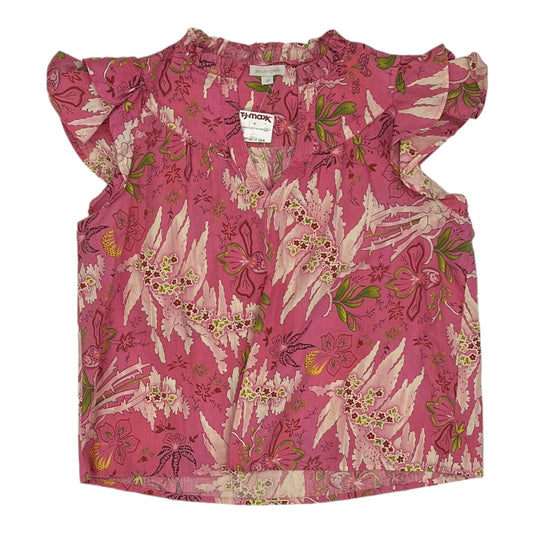 PINK TOP SS by CLOTHES MENTOR Size:M