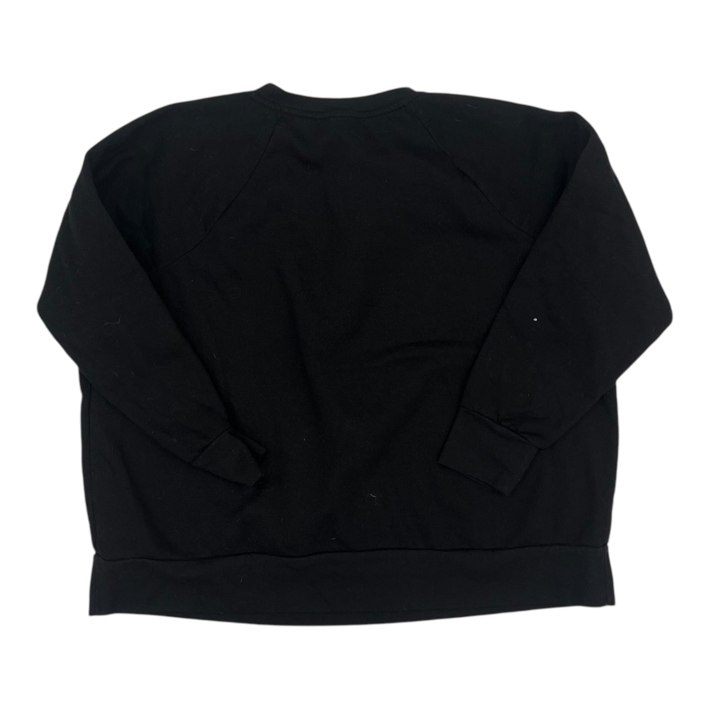 Sweatshirt Crewneck By Terra & Sky In Black, Size:1X