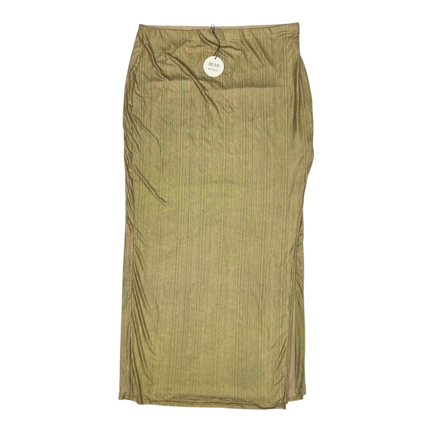 Skirt Maxi By Cme In Gold, Size:2X