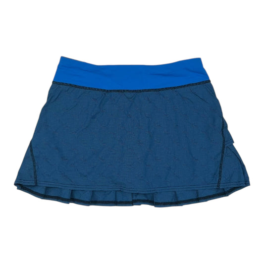 Athletic Skirt By Lululemon In Blue, Size:M