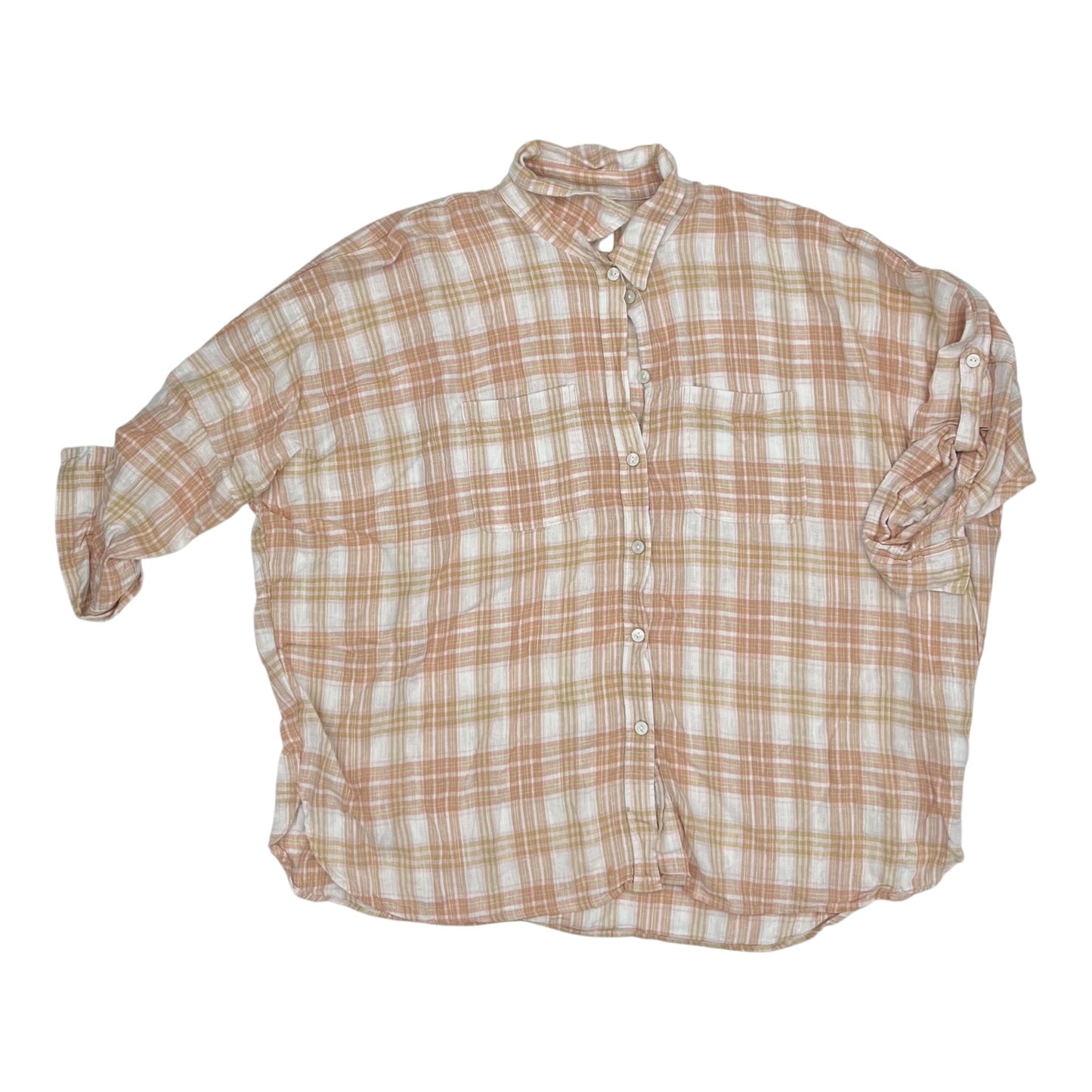 Top Ls By American Eagle In Peach, Size:L