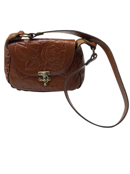 Crossbody Designer By Patricia Nash In Tan, Size:Medium