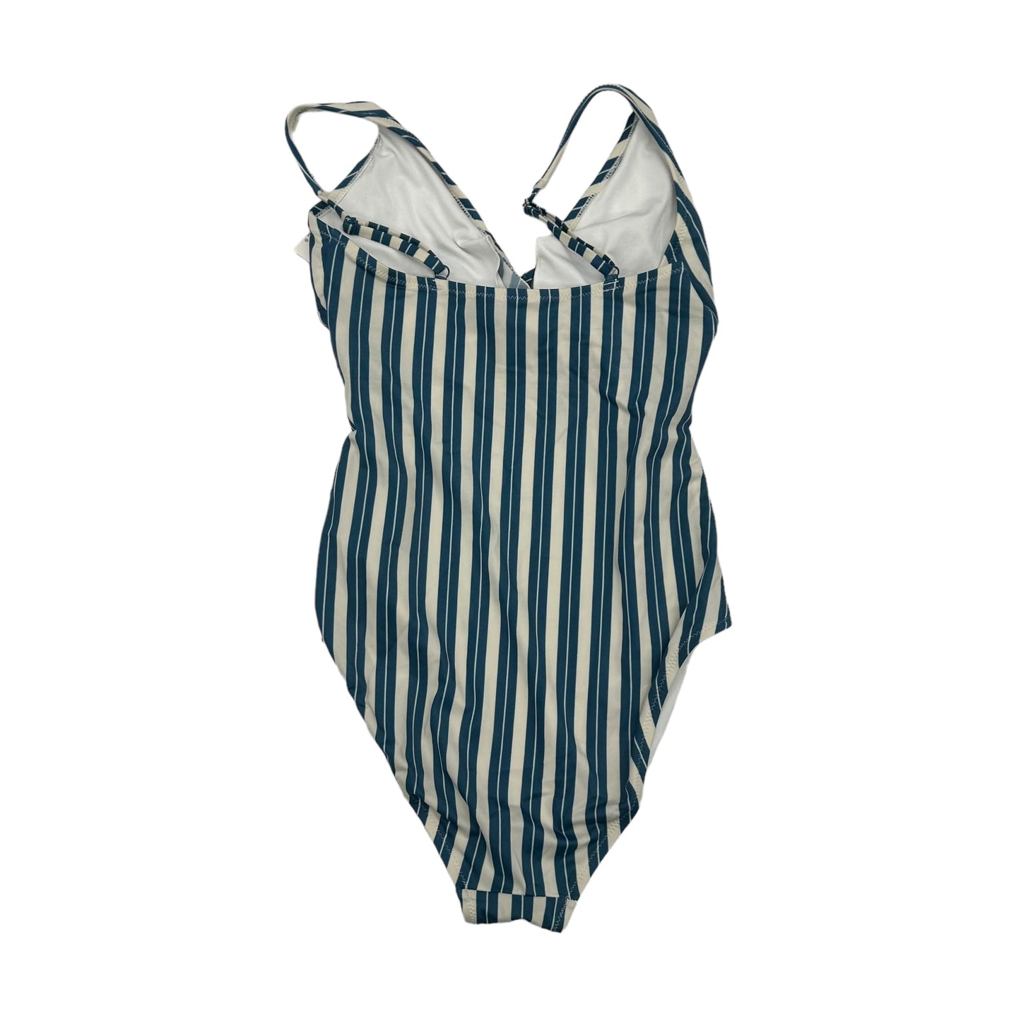 BLUE & CREAM SWIMSUIT by OLD NAVY Size:M