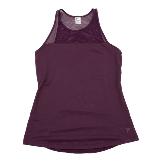 PURPLE ATHLETIC TANK TOP by OLD NAVY Size:M