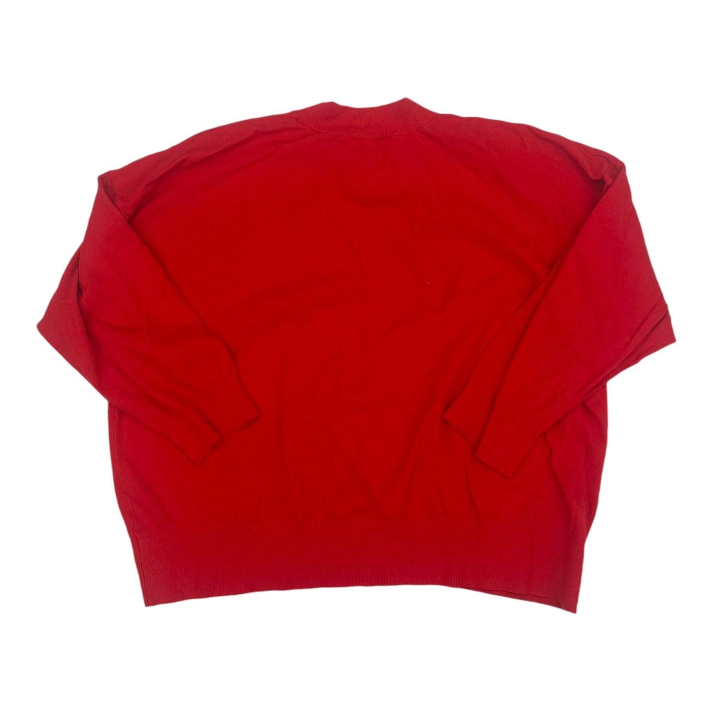 Sweater By A New Day In Red, Size:3X