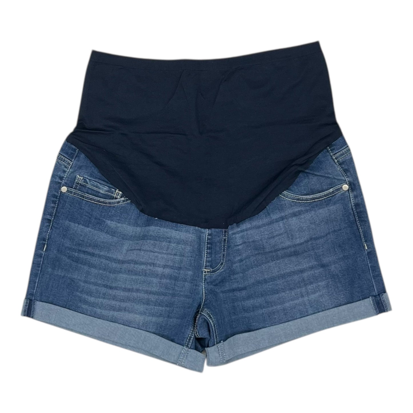 Mat Shorts By Time And Tru In Blue Denim, Size:L
