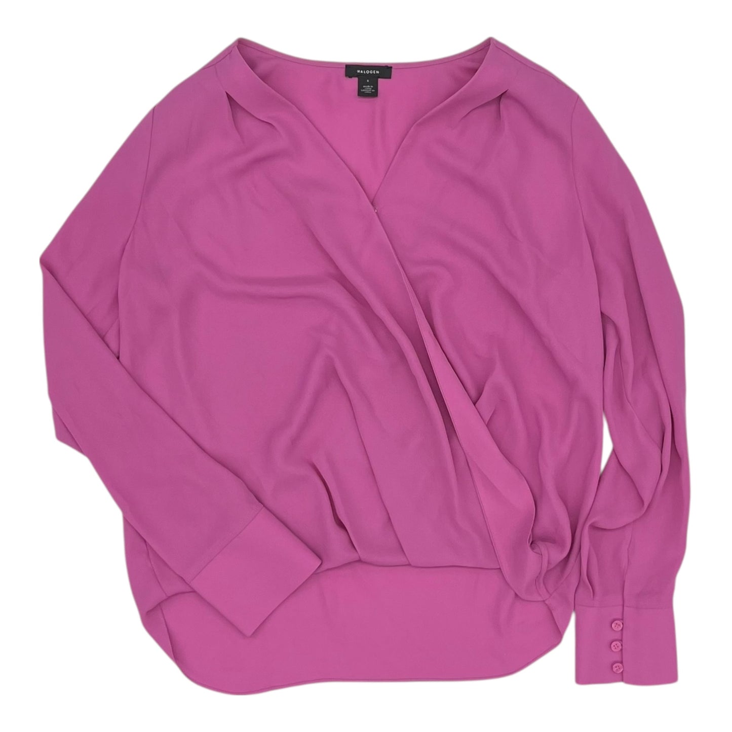 BLOUSE LS by HALOGEN In PINK, Size: S