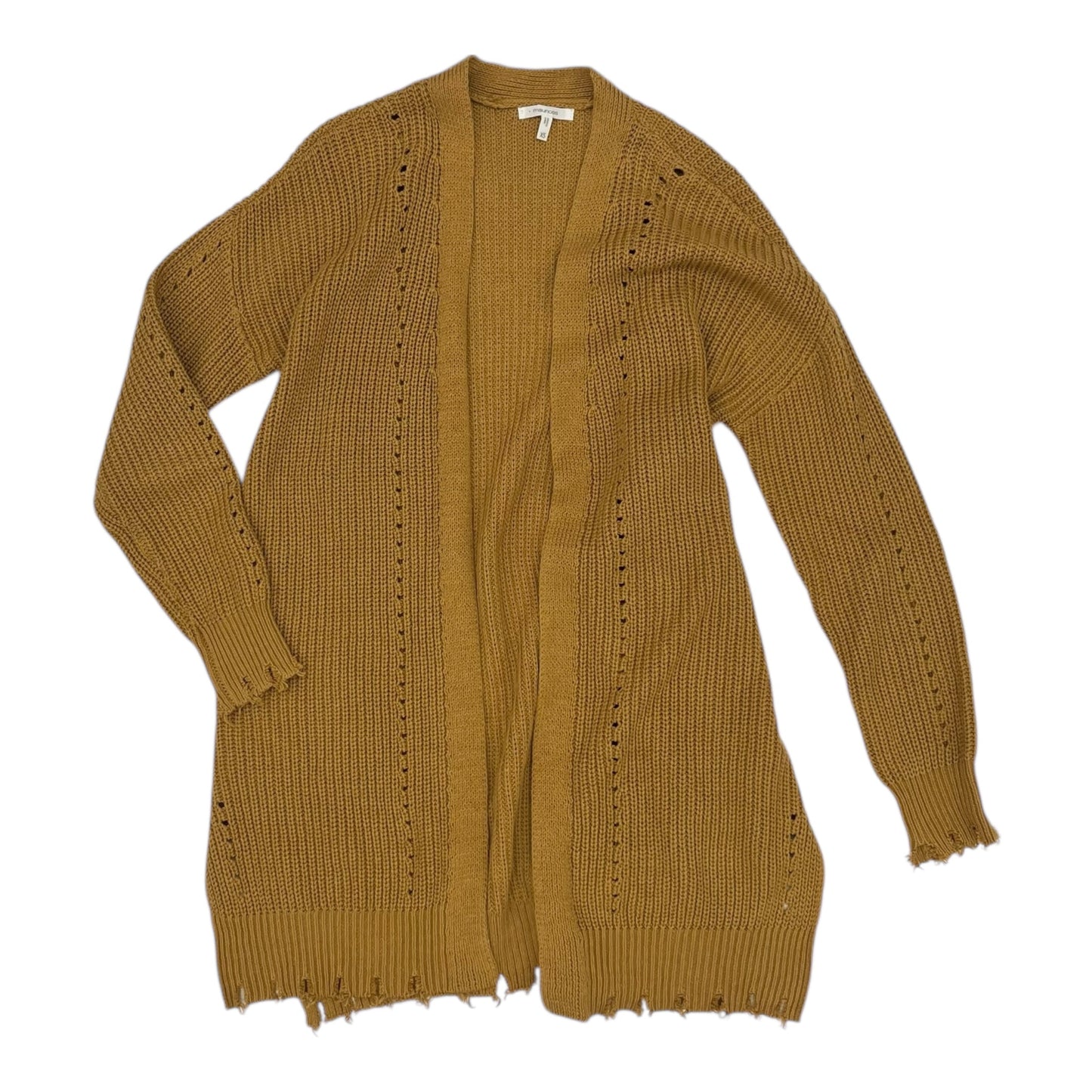 Sweater Cardigan By Maurices In Yellow, Size:Xs