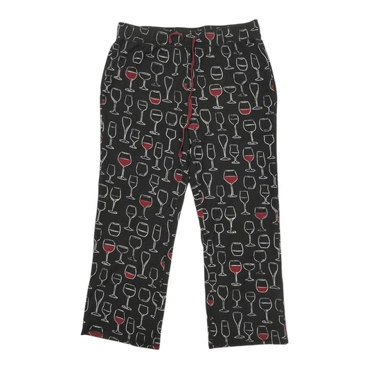 Pajama Pants By Soft Surroundings In Black & Red, Size:Xl