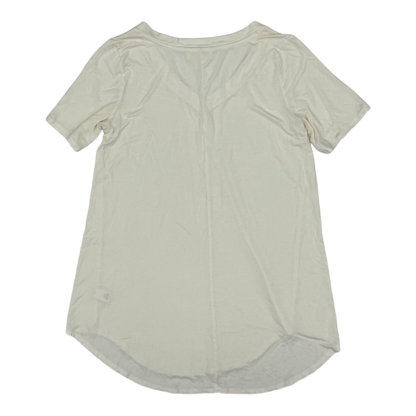 CREAM TOP SS BASIC by ZENANA OUTFITTERS Size:S