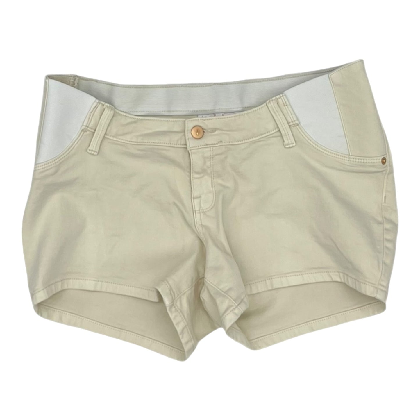 CREAM MAT SHORTS by ISABEL MATERNITY Size:8