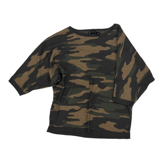 Sweater Ss By New York And Co In Camouflage Print, Size:L