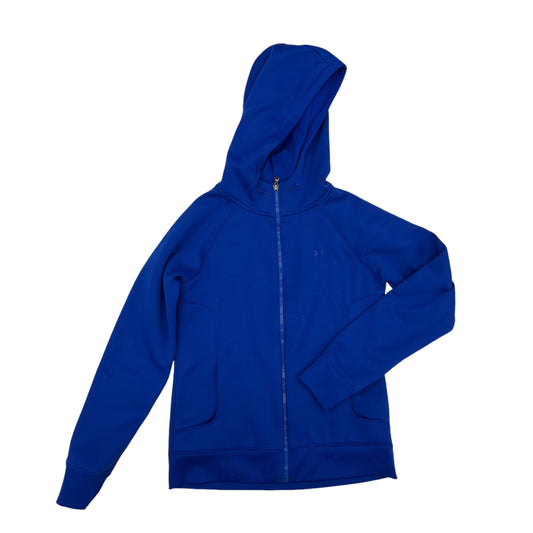 Athletic Jacket By Under Armour In Blue, Size:M