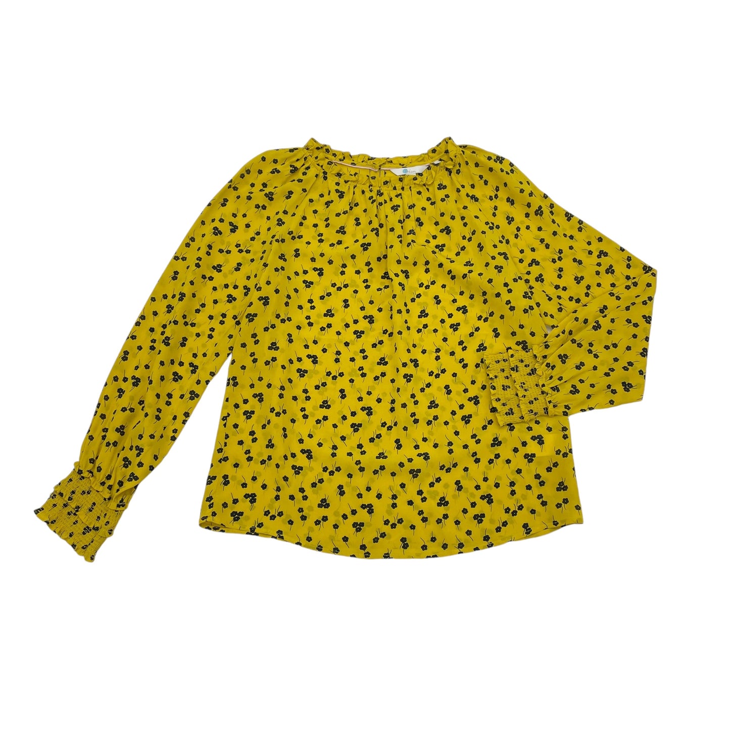 Blouse Ls By Boden In Yellow, Size:S