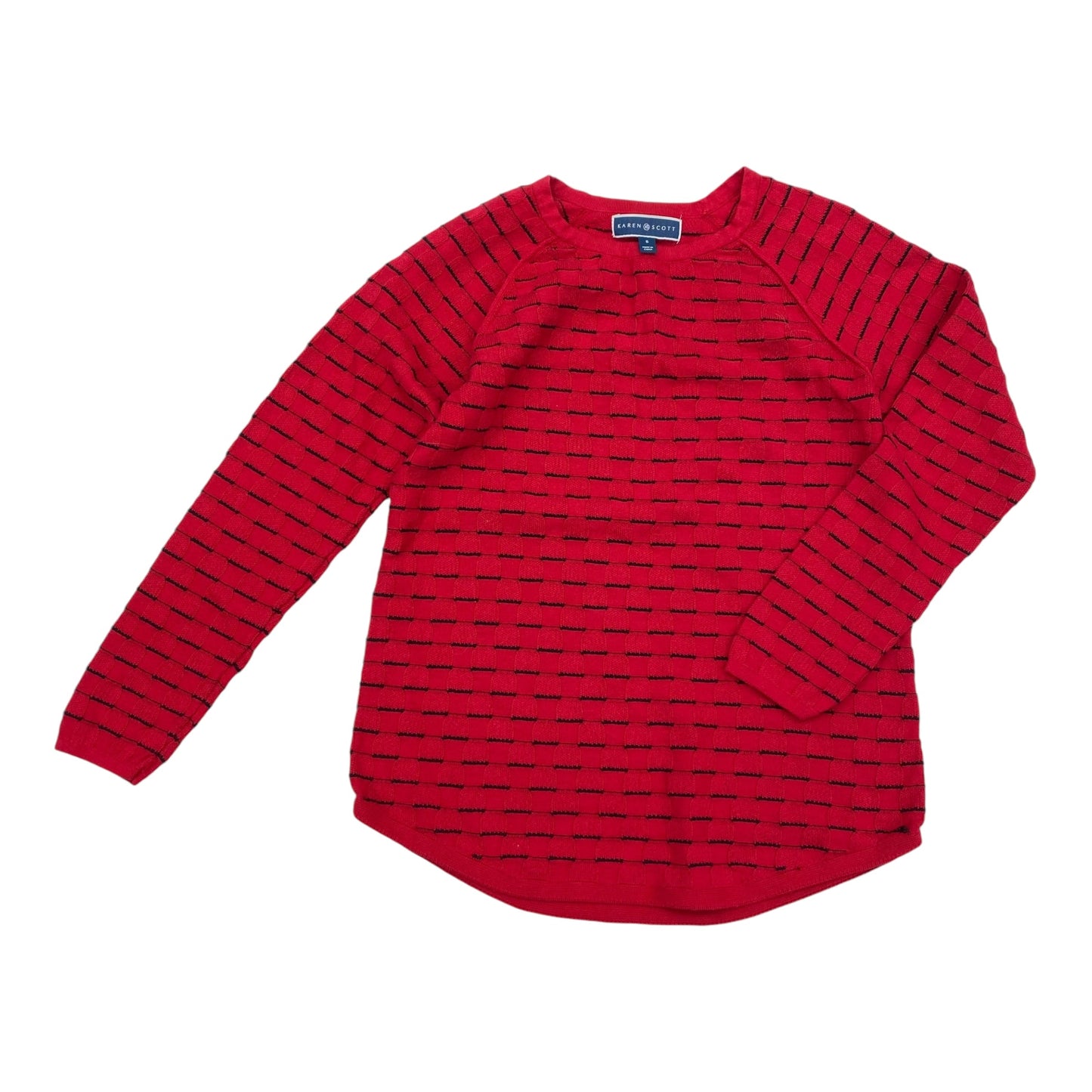 Sweater By Karen Scott In Red, Size:S