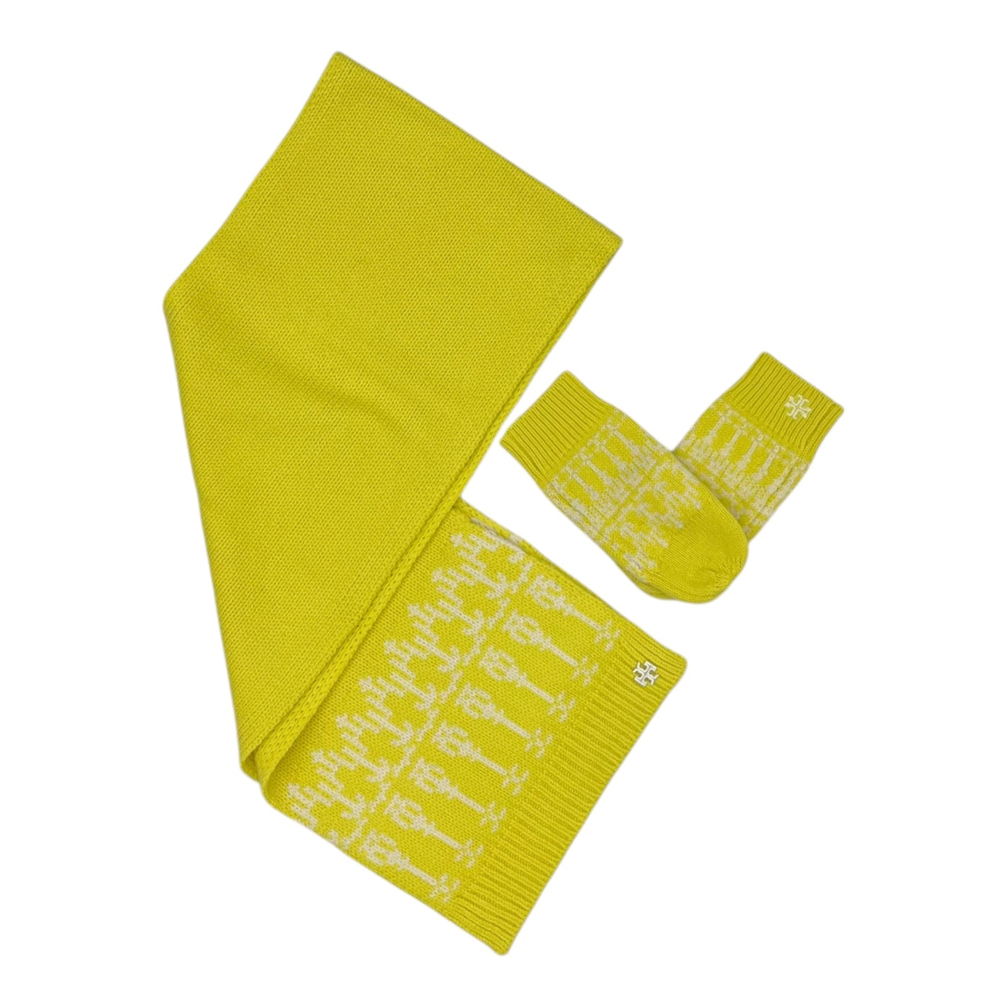 Scarf Designer By Tory Burch In Yellow