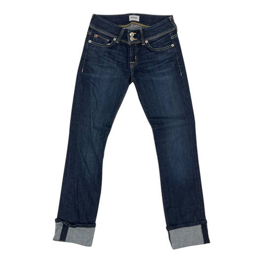 Jeans Cropped By Hudson In Blue Denim, Size:2