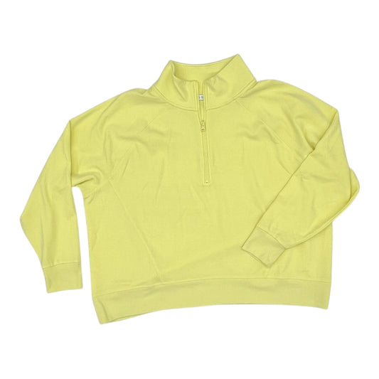 Athletic Sweatshirt Collar By Dsg Outerwear In Yellow, Size:Xl