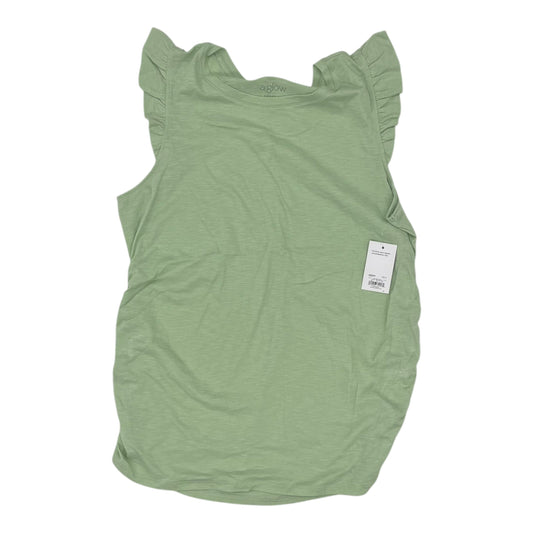 MATERNITY TOP SLEEVELESS by A GLOW in GREEN, Size:XL