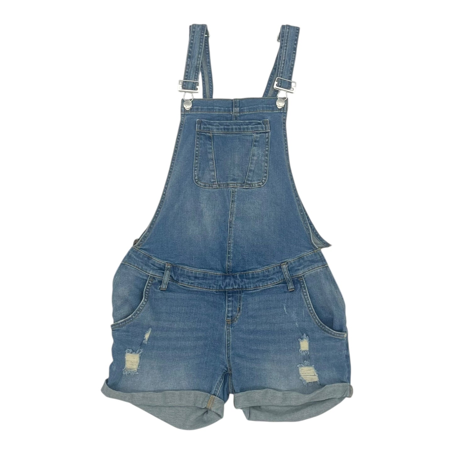 Mat Shortalls By Indigo Blue In Blue Denim, Size:M