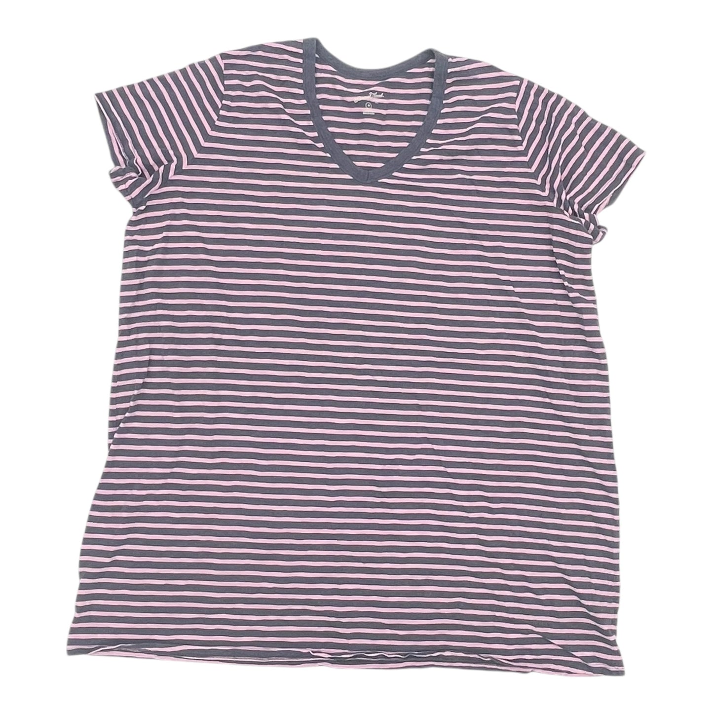 Dress Casual Short By Universal Thread In Grey & Pink, Size:4X