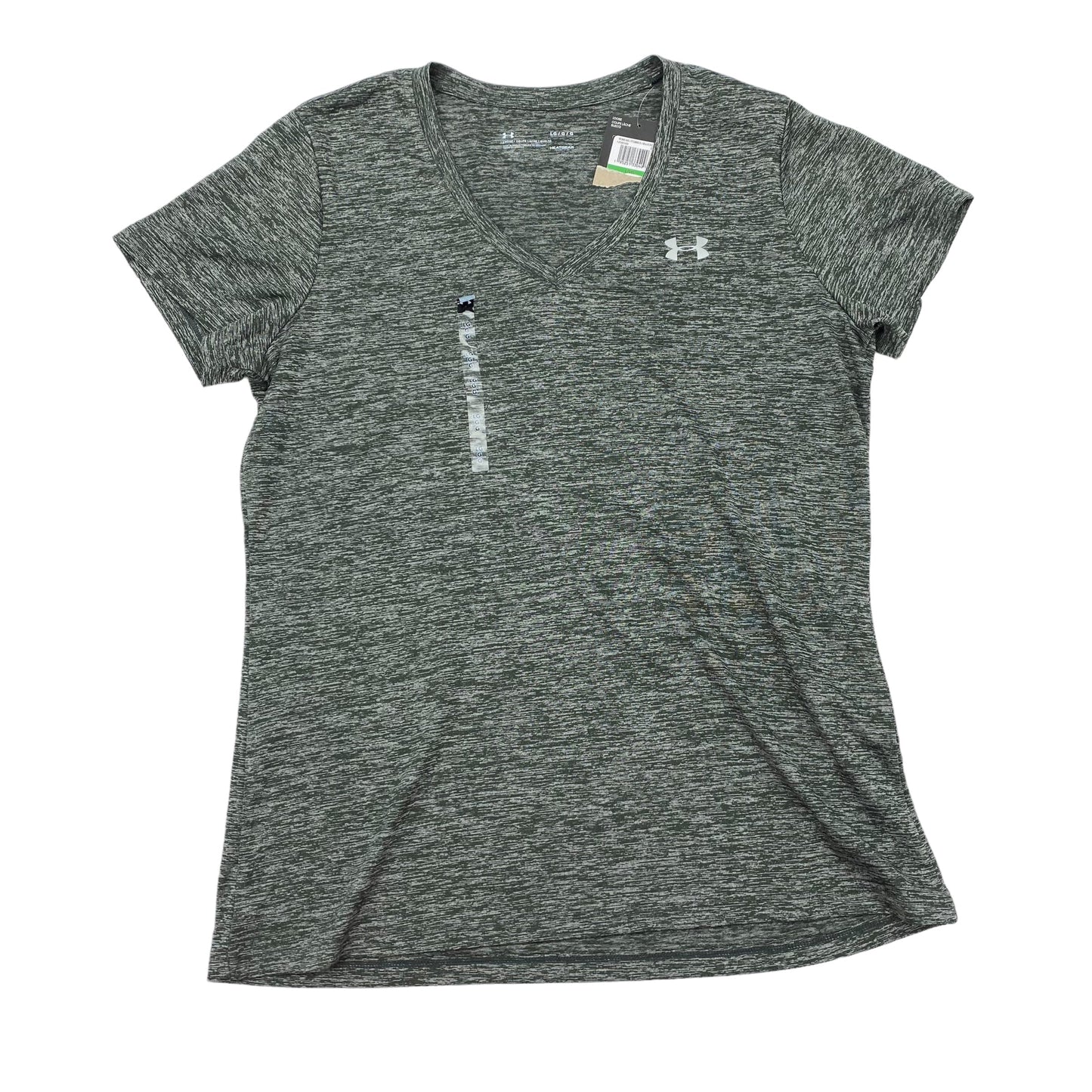 GREY ATHLETIC TOP SS by UNDER ARMOUR Size:L