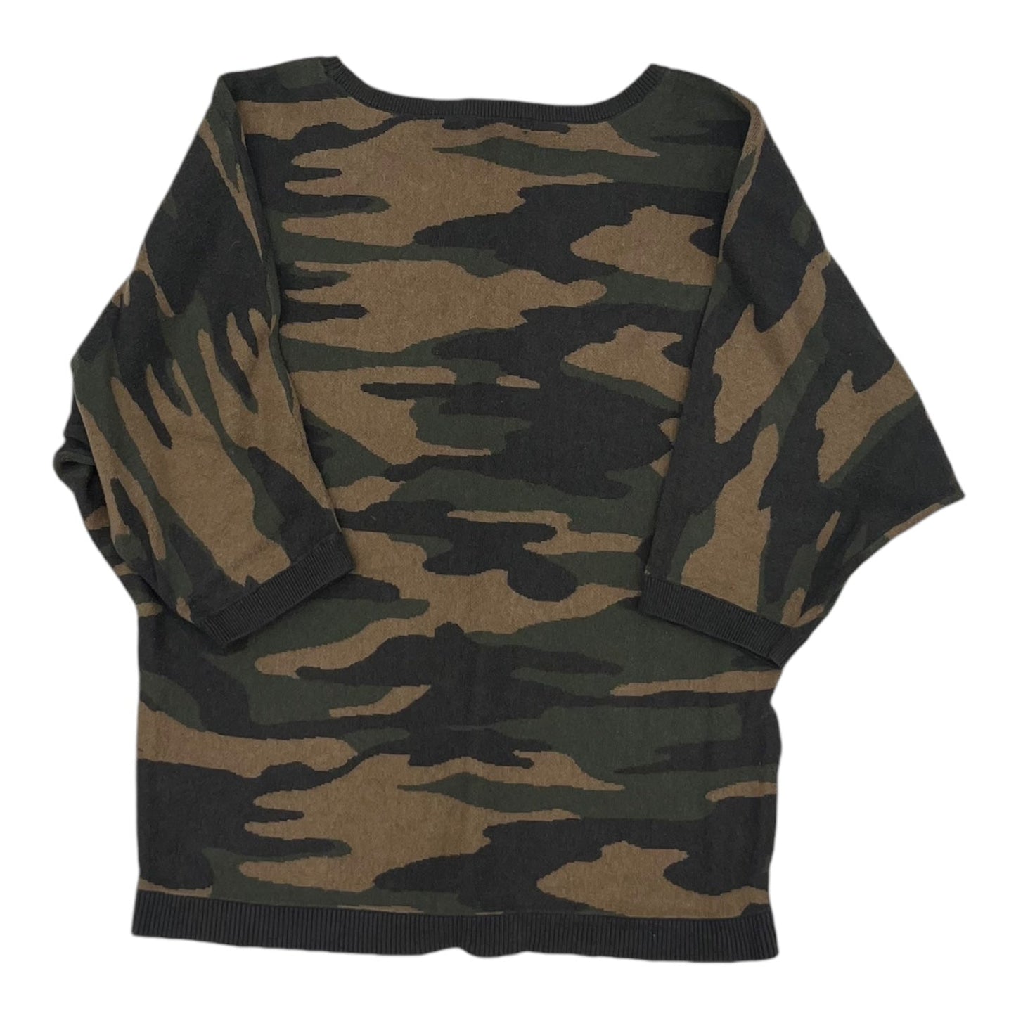 Sweater Ss By New York And Co In Camouflage Print, Size:L