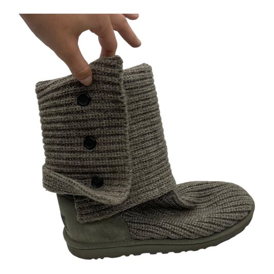 Boots Designer By Ugg In Grey, Size:11