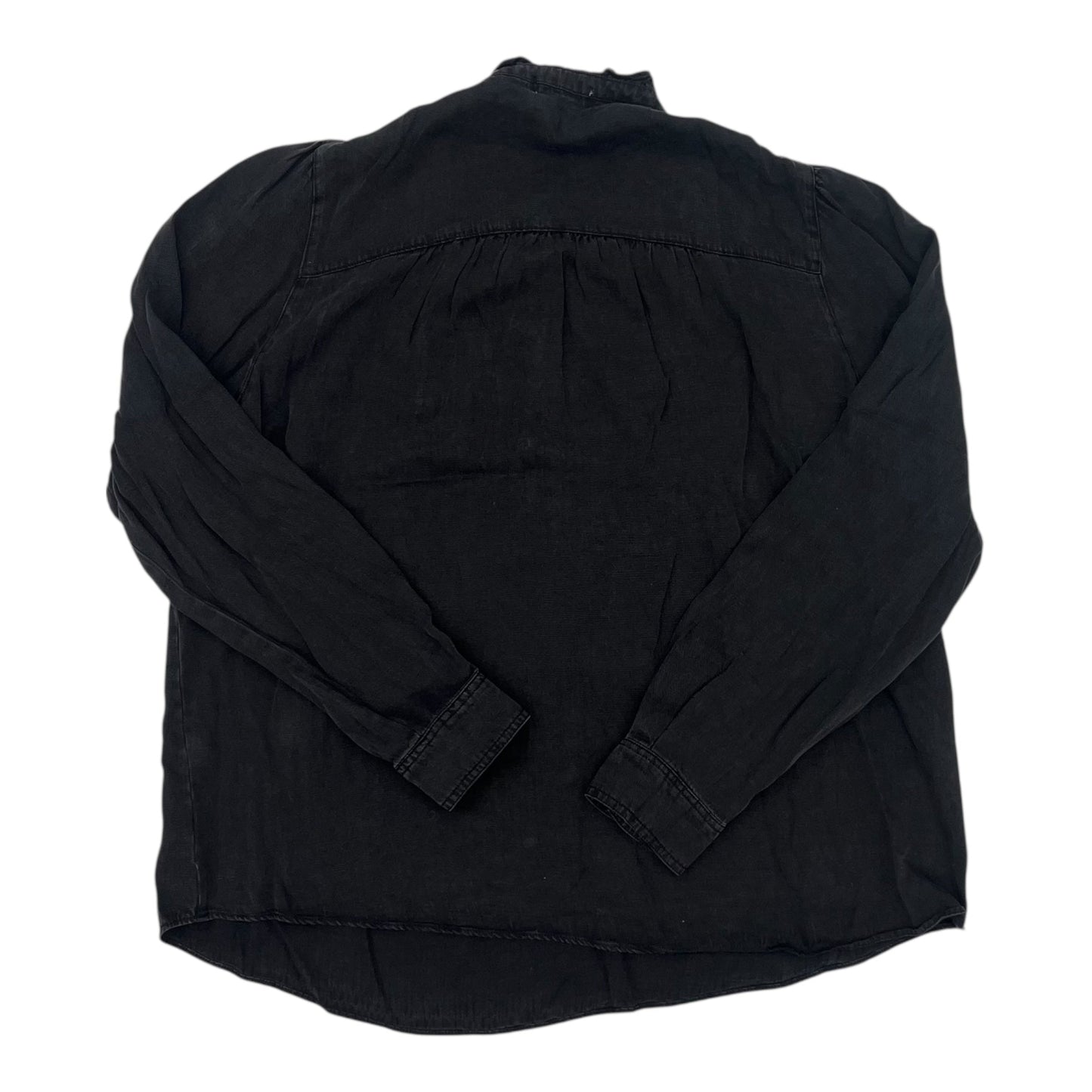 Blouse Ls By Knox Rose In Black, Size:Xxl