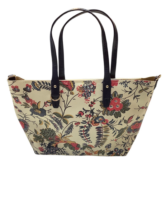 Handbag Designer By Tory Burch In Floral Print, Size:Large, As is