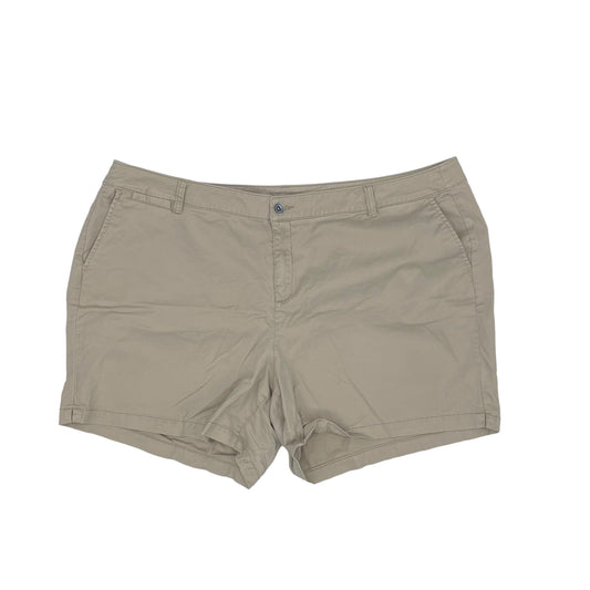 TAN LANE BRYANT SHORTS, Size 24