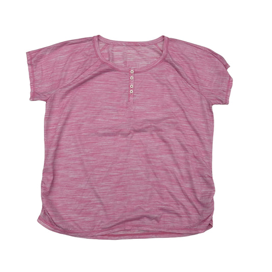 PINK TALBOTS TOP SS, Size 2X