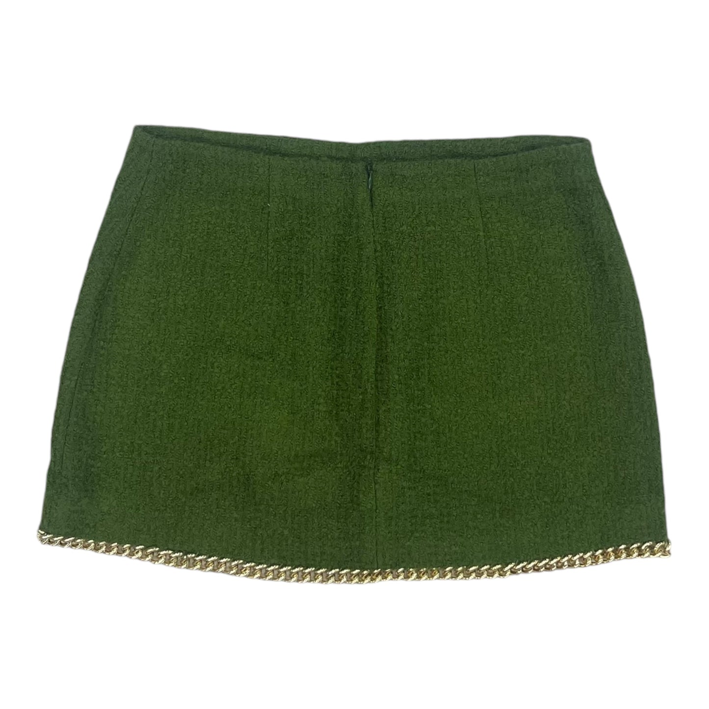 Skirt Mini & Short By Zara In Green, Size:Xl