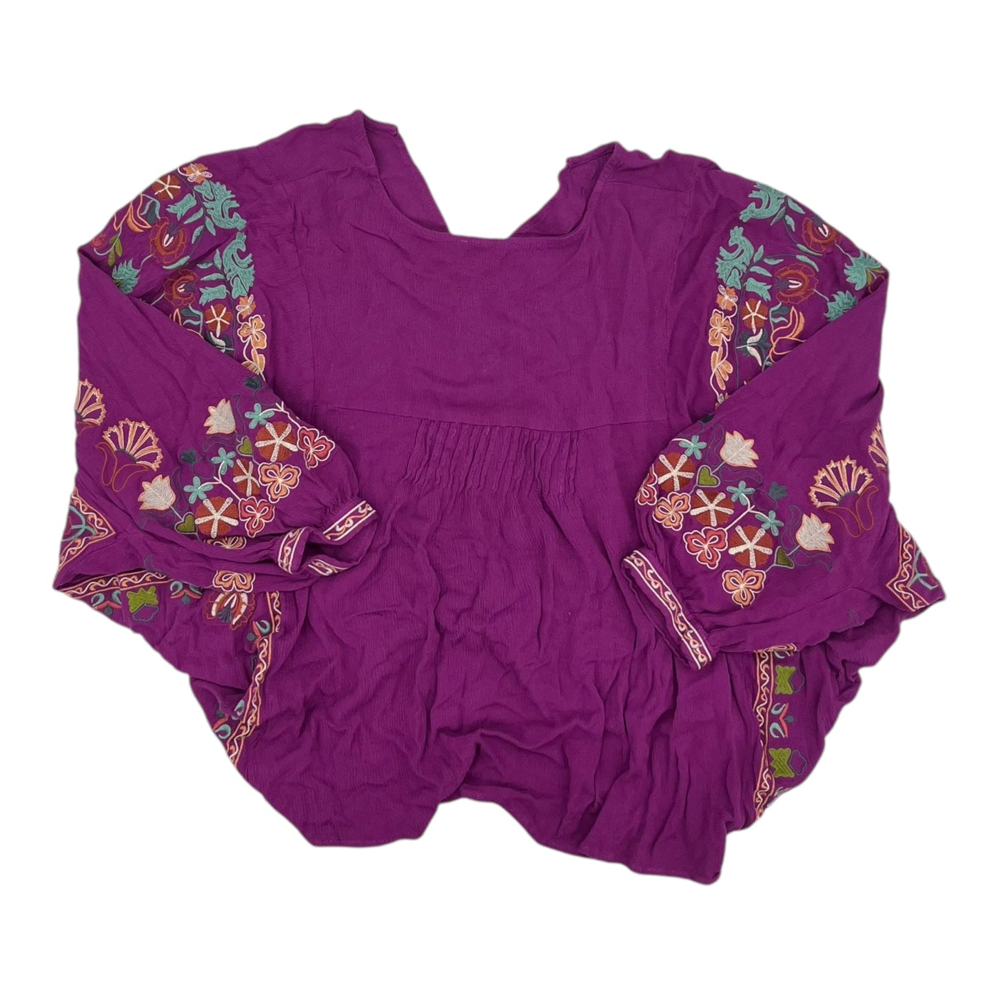 Top 3/4 Sleeve By Easel In Purple, Size:S