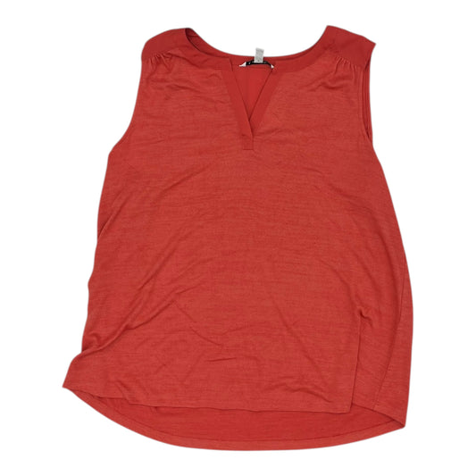 Top Sleeveless By 41 Hawthorn In Coral, Size:Xxl